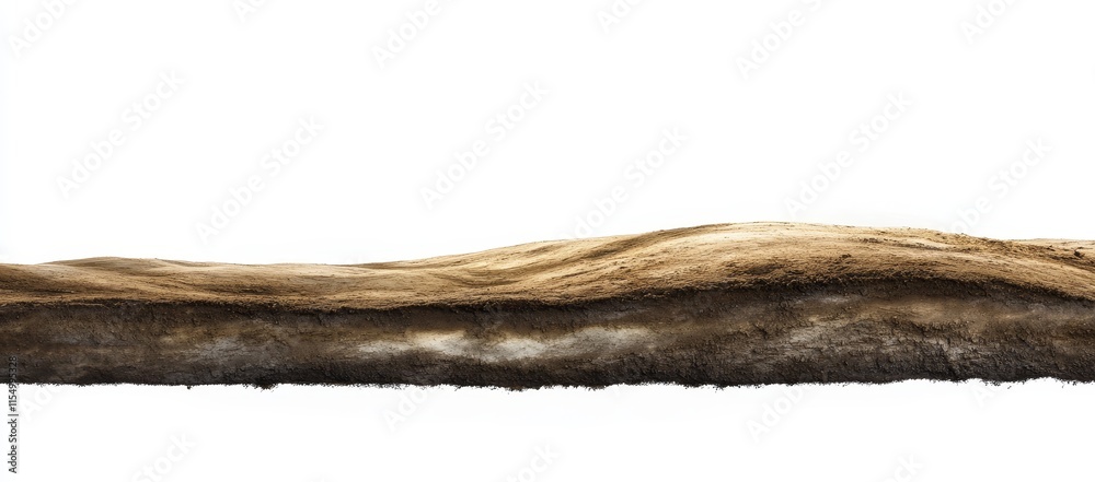 Ground level texture, isolated soil sample. Ground level texture, isolated soil sample.