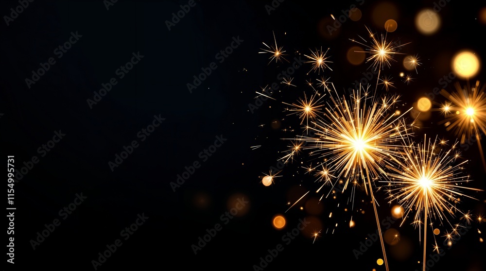Obraz premium Background - a celebratory scene featuring a dark, moody background with a deep colour gradient that subtly transitions into black, resembling a night sky