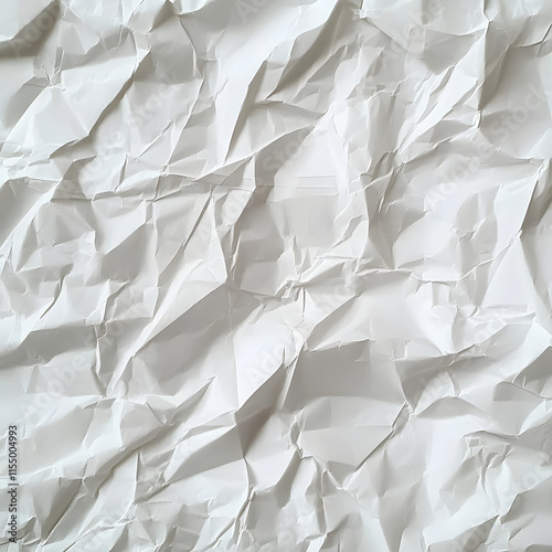 Wallpaper Mural white paper crumpled,texture Torontodigital.ca