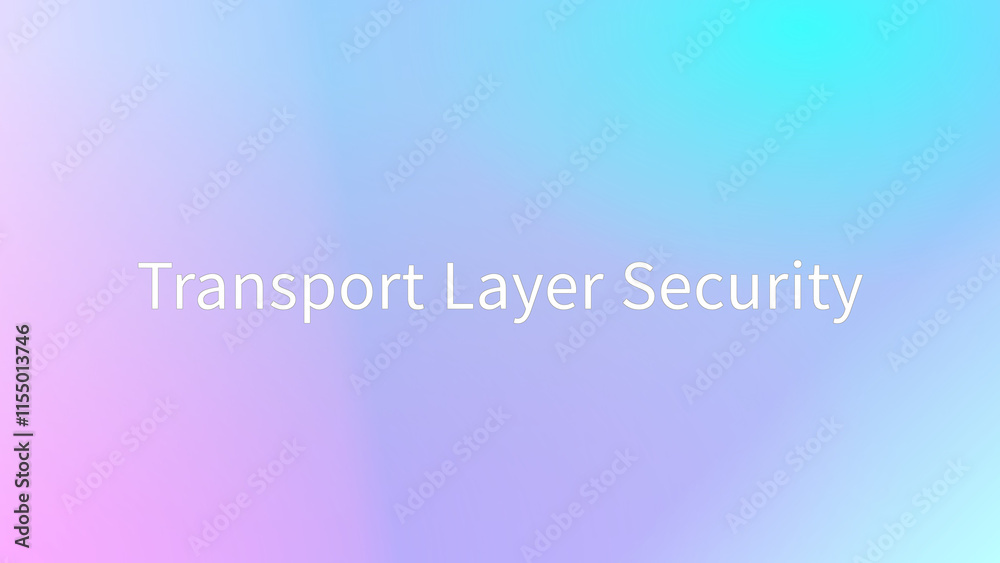 Transport Layer Security のグラデーション背景イラスト Transport Layer Security のグラデーション背景イラスト
