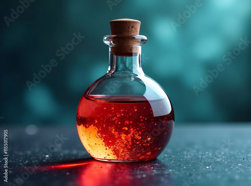 Potion bottle isolated on transparent background new image 