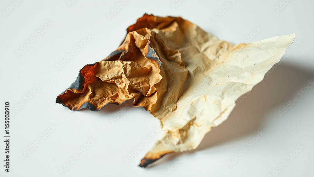 Burnt Paper Abstract. Concept of destruction, loss, and decay. Burnt Paper Abstract. Concept of destruction, loss, and decay.