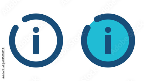 Info icon set