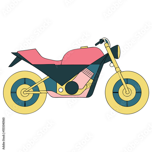  motorcycle vector