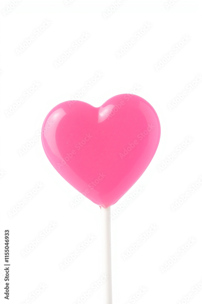 Pink heart shaped lollipop. Sweet treat, love, candy, Valentine's Day. Pink heart shaped lollipop. Sweet treat, love, candy, Valentine's Day.