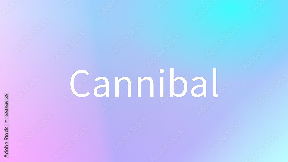 Cannibal (カニバル) のグラデーション背景イラスト Cannibal (カニバル) のグラデーション背景イラスト
