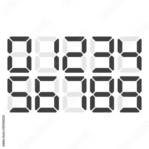 Set of timing icons, set of timing icons