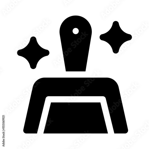 dustpan glyph icon