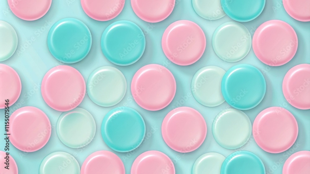 Seamless abstract blend of pastel pink and light blue ovals on a soft background, abstract, blend, pastel, pink, light blue Seamless abstract blend of pastel pink and light blue ovals on a soft background, abstract, blend, pastel, pink, light blue