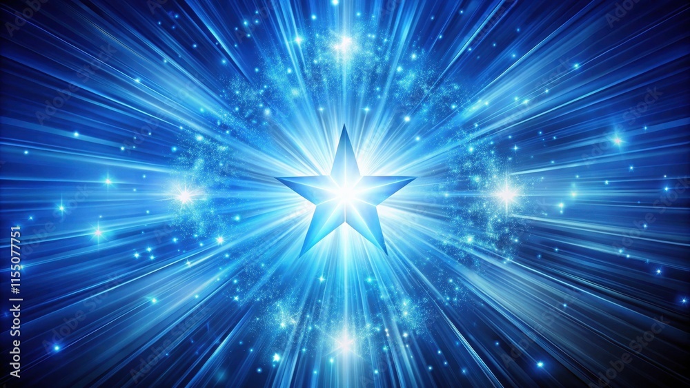 Abstract blue background with an explosion star , abstract, blue, background, explosion, star, cosmic, space, celestial Abstract blue background with an explosion star , abstract, blue, background, explosion, star, cosmic, space, celestial