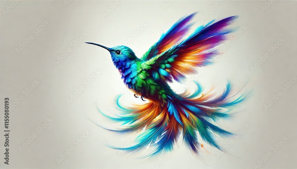 Obraz premium hummingbird in flight