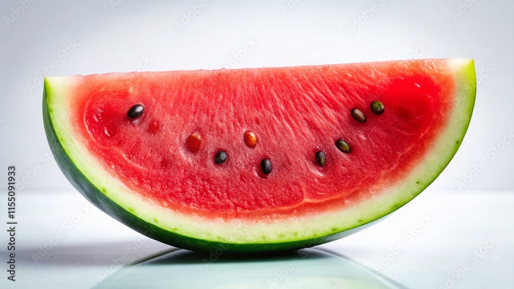 Fresh Watermelon Slice - Close-Up, High-Quality Image Fresh Watermelon Slice - Close-Up, High-Quality Image