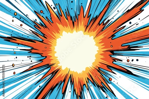 Comic Book Explosion Background