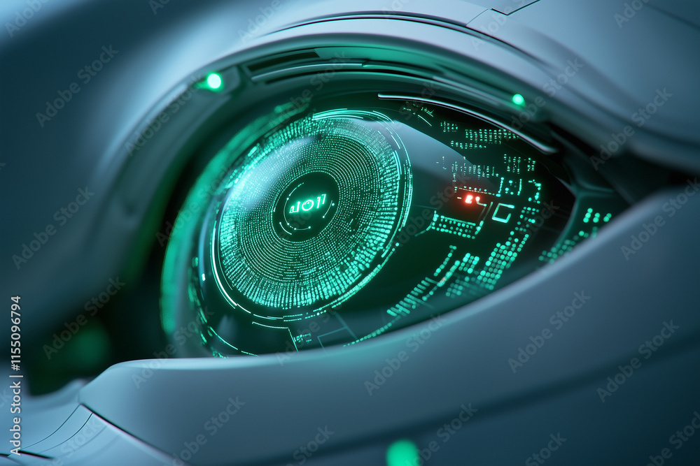 A robotic eye surrounded by broken digital codes, symbolizing the conflict between AI innovation and privacy protection in the digital landscape. A robotic eye surrounded by broken digital codes, symbolizing the conflict between AI innovation and privacy protection in the digital landscape.