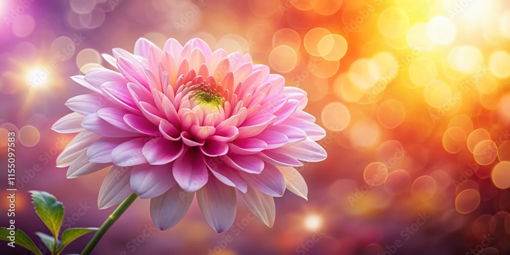 Obraz premium Pink & White Gradient Background, Warm Atmosphere, High Quality AI Photo