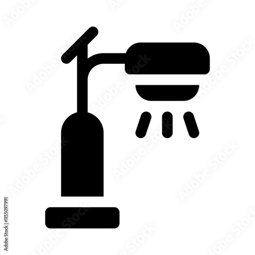 Lamppost glyph icon