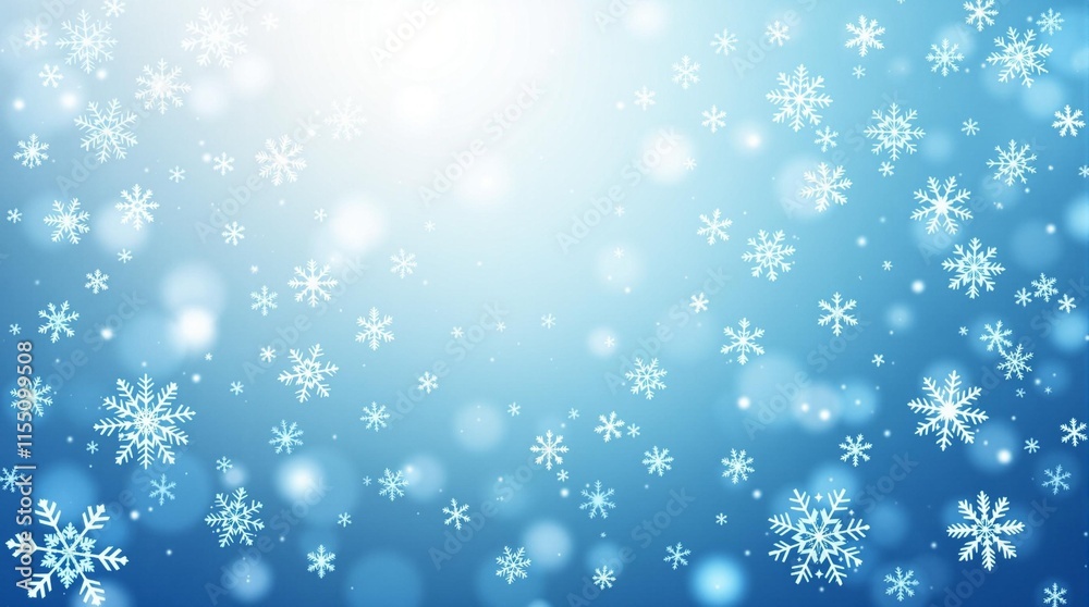 Snowflake pattern with gradient blue glow background for modern winter invitations, minimalist festive designs, and luxury seasonal branding Snowflake pattern with gradient blue glow background for modern winter invitations, minimalist festive designs, and luxury seasonal branding