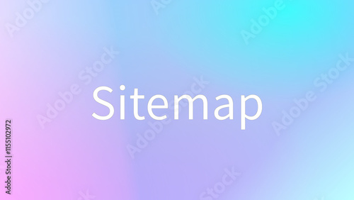 Sitemap (サイトマップ) のグラデーション背景イラスト