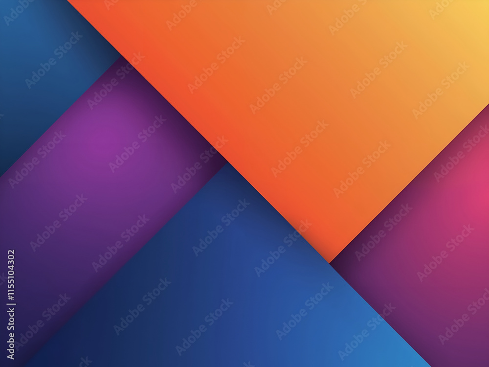 Future geometric design. Composition of elegant Cubic Gradient shapes. Future geometric design. Composition of elegant Cubic Gradient shapes.