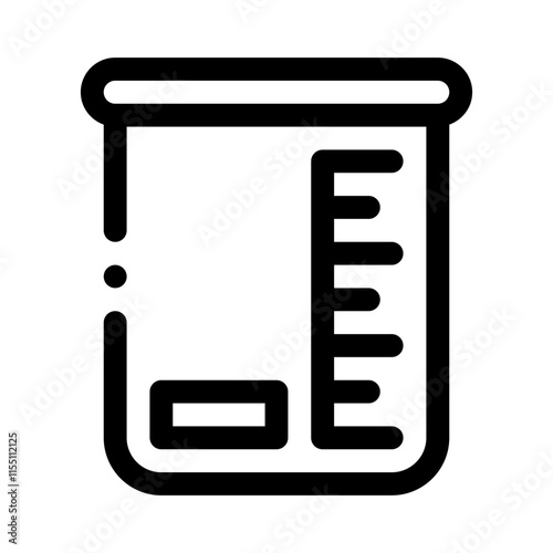 Beaker line icon