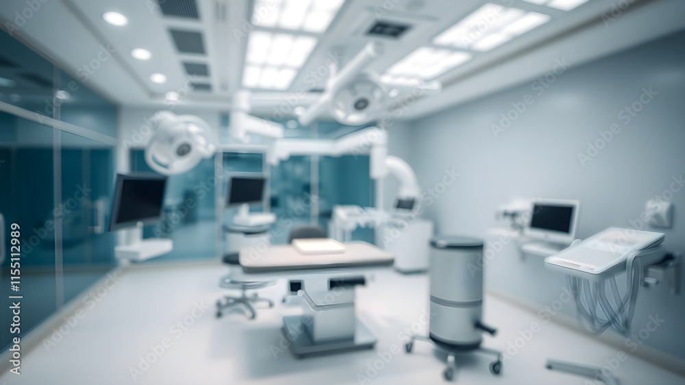 Patient operating room. Generative AI Patient operating room. Generative AI