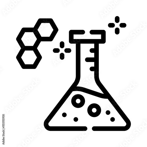 Chemistry line icon