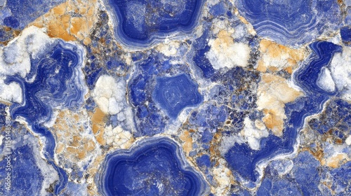 Abstract blue marble pattern, fluid swirls and veining, digital painting, glowing highlights, seamless background