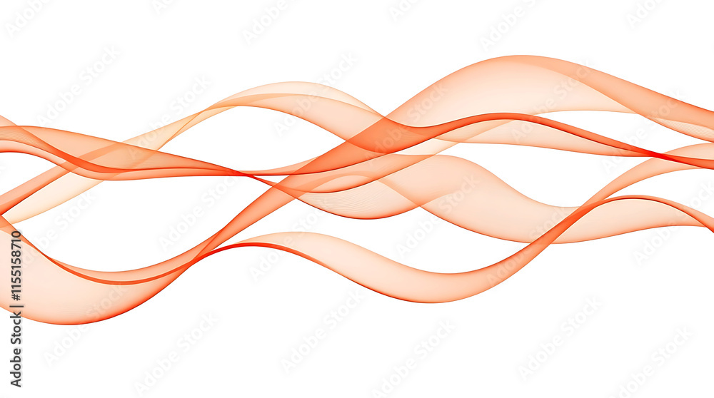 Fototapeta premium Abstract Teal Wave Design for Modern Background.