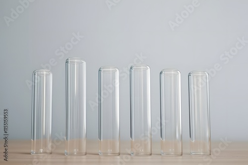 ia generated. laboratory. test tubes and laboratory beakers. drug manufacturing process photo