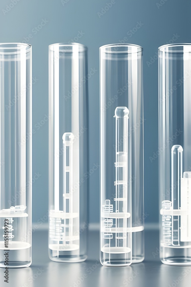 ia generated. laboratory. test tubes and laboratory beakers. drug manufacturing process