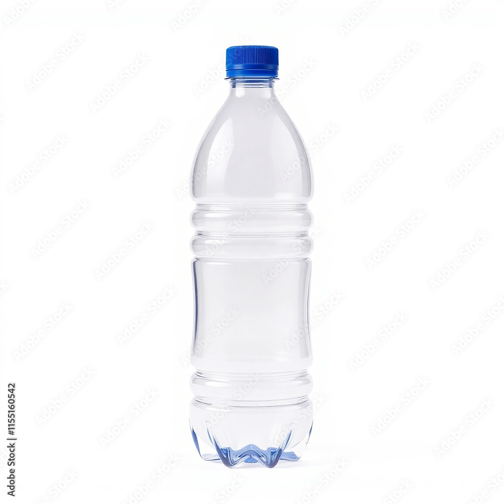 Empty plastic water bottle. Concept of hydration, refreshment, and sustainability. Empty plastic water bottle. Concept of hydration, refreshment, and sustainability.