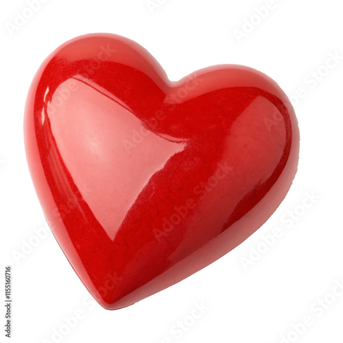 Red heart transparent background