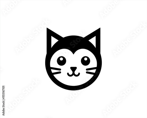 cat face  vector illustration