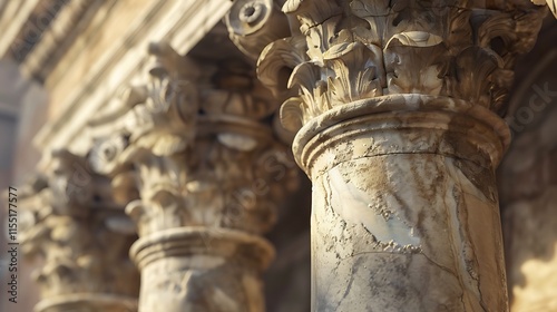 Exterior of a central bank building with large pillars
