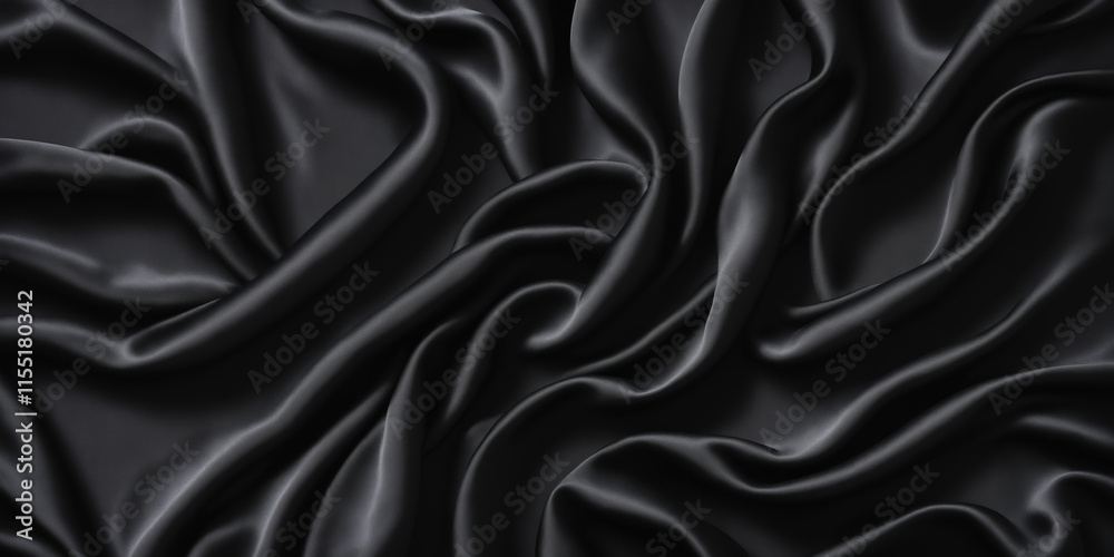Obraz premium Black silk background.
