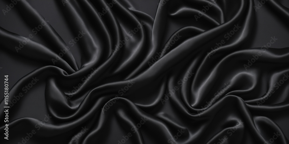 Obraz premium Black silk background.