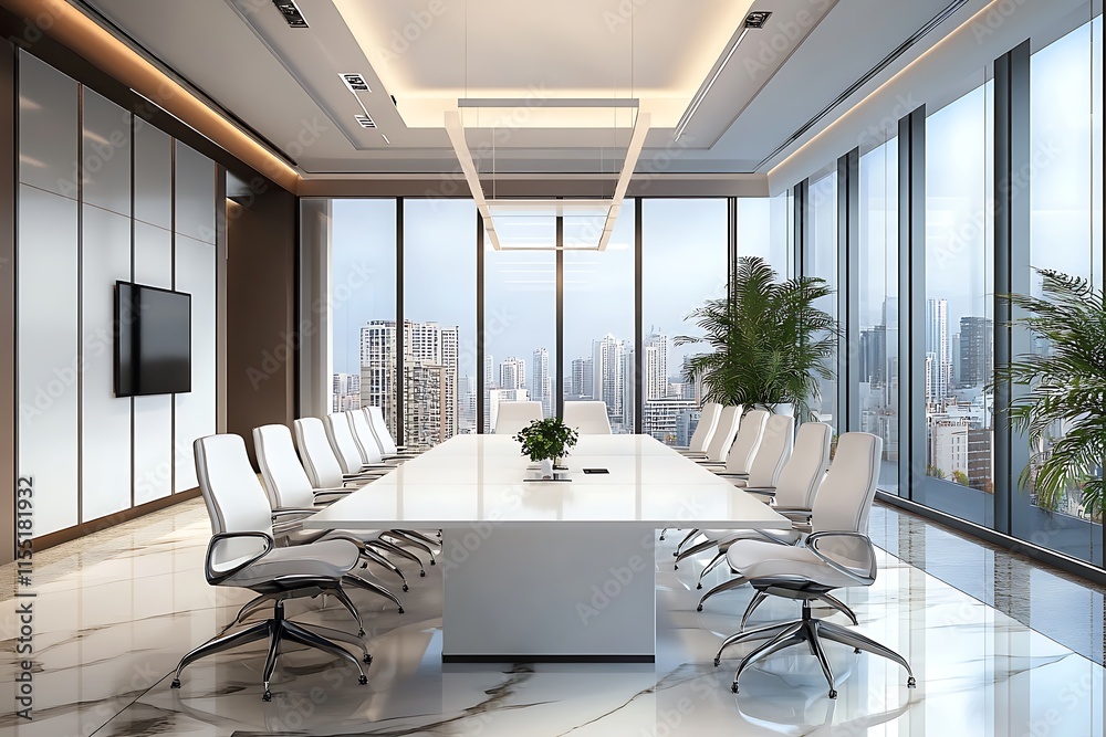Modern meeting room interior design
Modern meeting room interior design