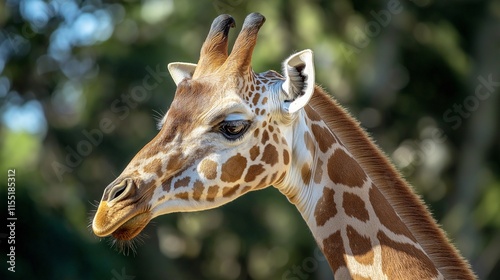 portrait of a giraffe