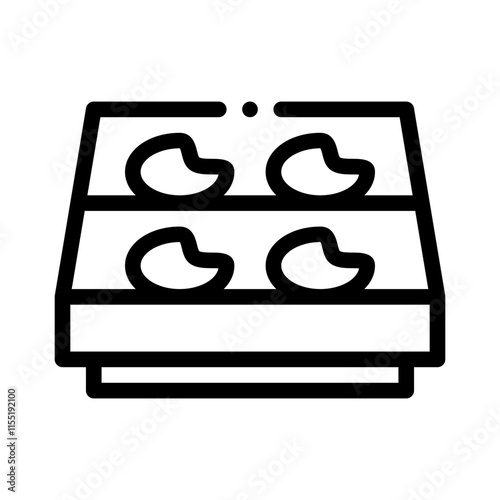 Refrigerated Case line icon