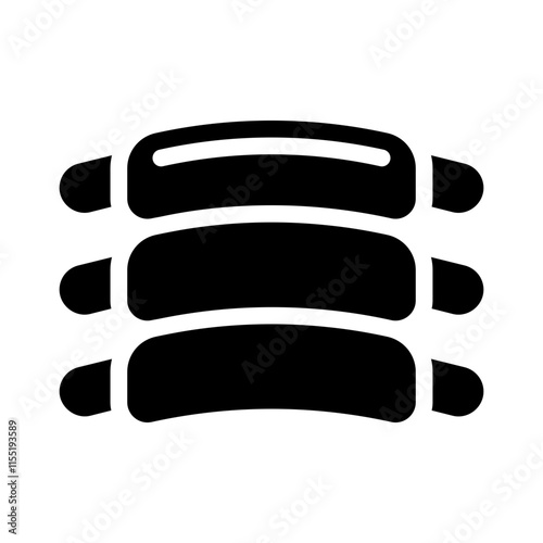 Meat Cut glyph icon
