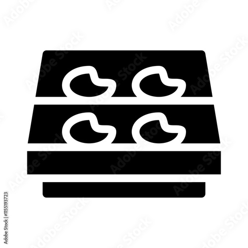 Refrigerated Case glyph icon