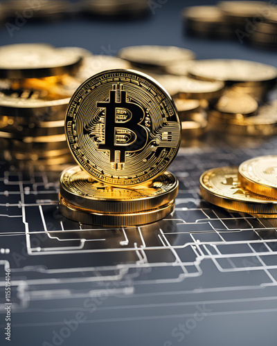 gold, bitcoin, cryptocurrency, digital, currency, blockchain, finance, investment, money, wealth, coin, virtual, market, trading, economy, crypto, technology, mining, decentralized, asset, secure, wal photo