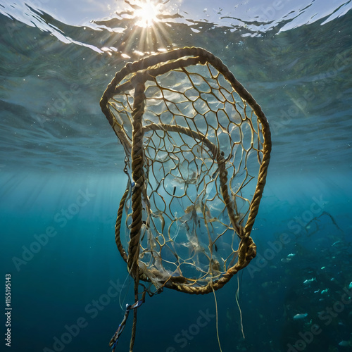 Fisherman’s Net Underwater