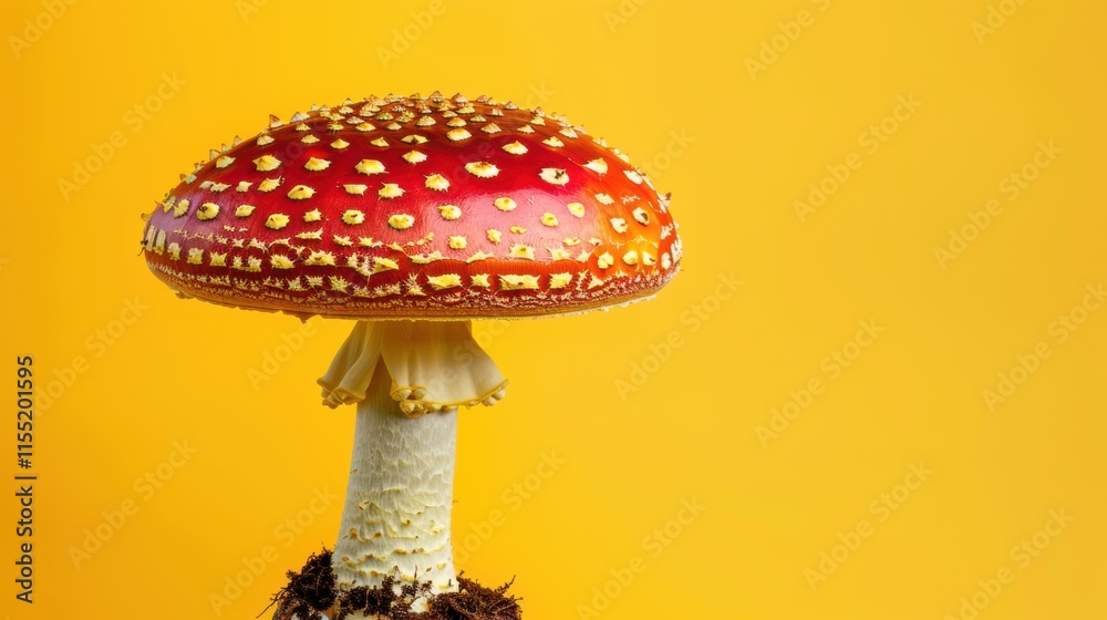 Mushroom on a serene background, beautiful outdoor specimen. Background placid, mushroom marked. Mushroom on a serene background, beautiful outdoor specimen. Background placid, mushroom marked.