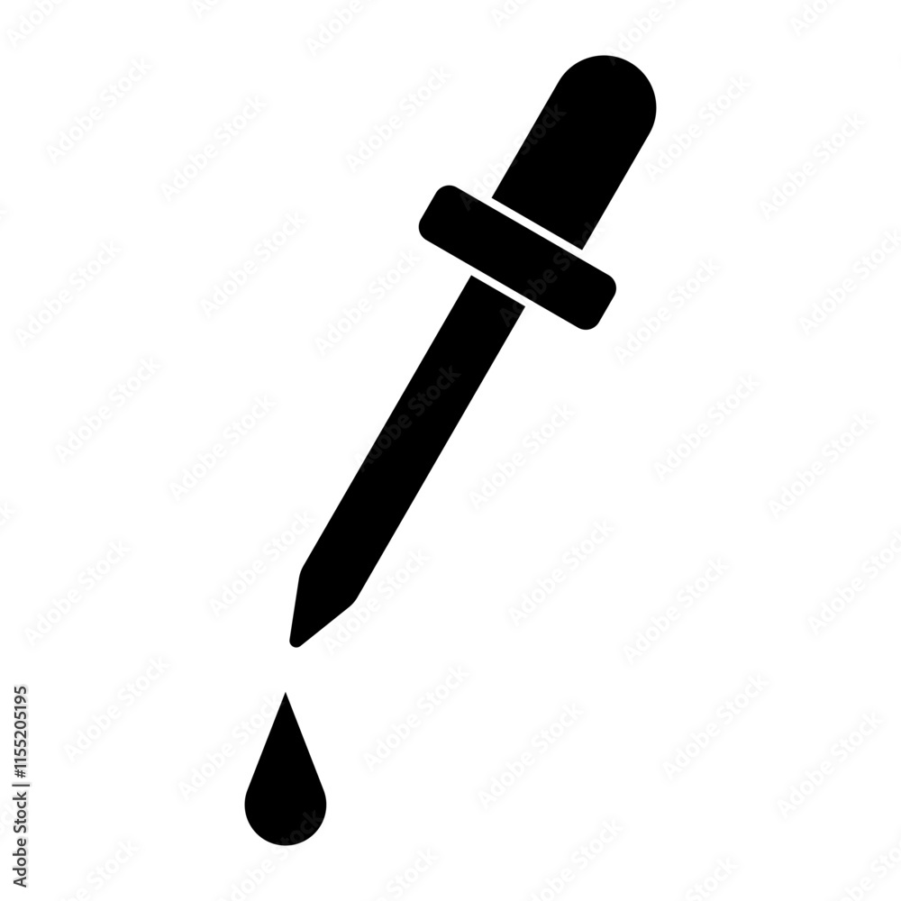 dropper pipette icon, simple flat style, illustration, logo sign symbol pictogram template, for ui or ux isolated on white for mobile app, editable dropper pipette icon, simple flat style, illustration, logo sign symbol pictogram template, for ui or ux isolated on white for mobile app, editable