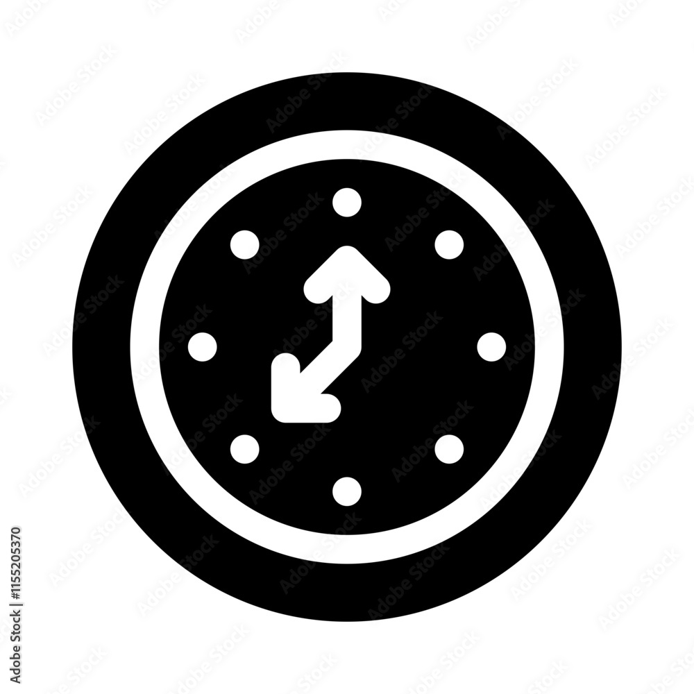 Time glyph icon Time glyph icon