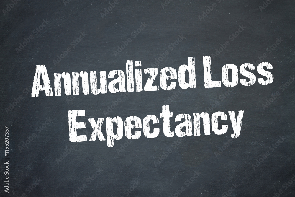 Fototapeta premium Annualized Loss Expectancy