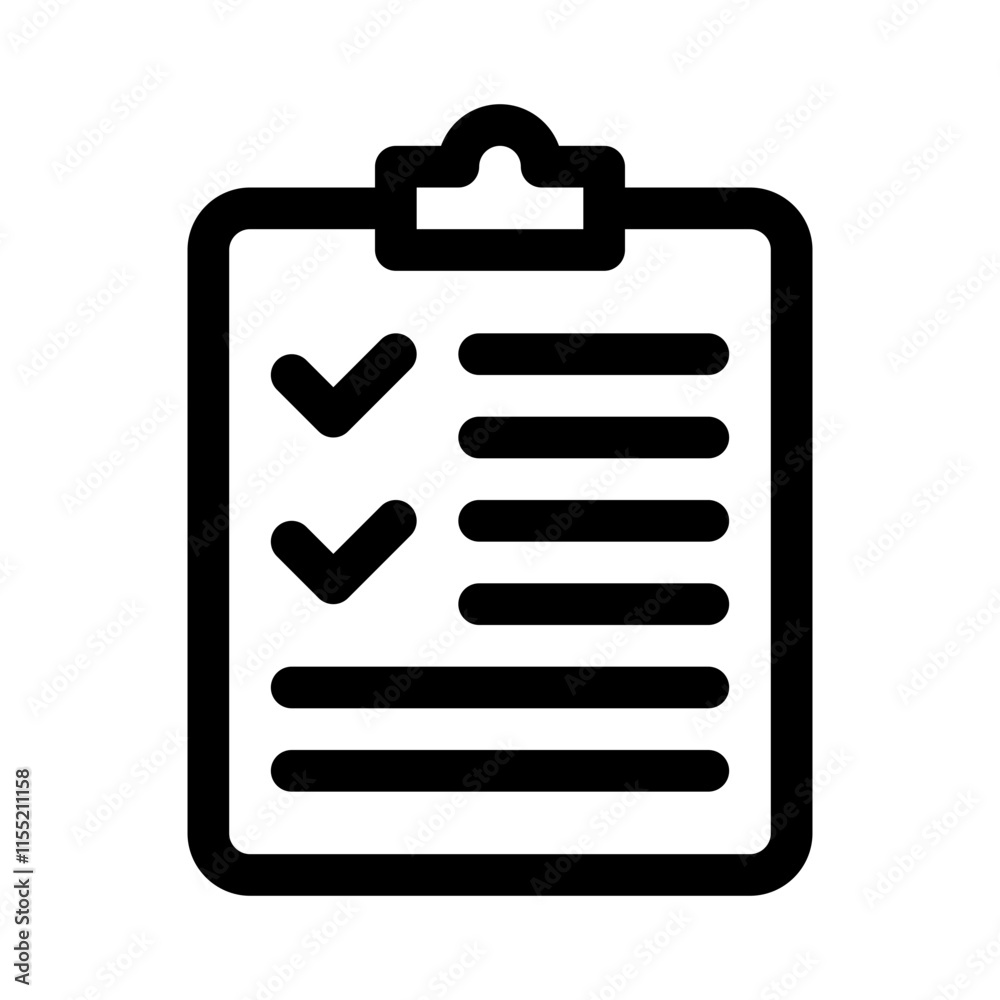 clipboard line icon clipboard line icon
