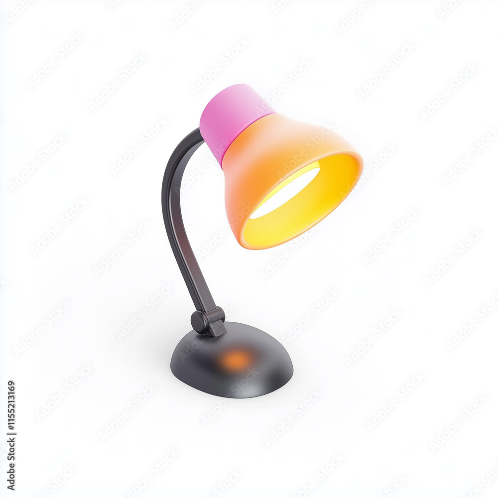Modern Colorful Desk Lamp. Modern Colorful Desk Lamp.