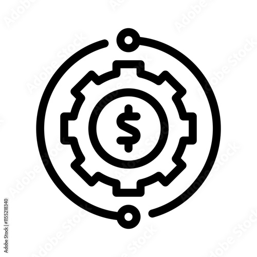 settings line icon